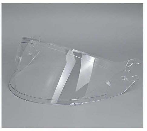 ZYAURA F Visière de Casque Spartan for Shark D Skwal d-skwal 2, Visage Complet de Remplacement, lentille, Accessoires, Pare-Brise Y (Color : Clear)