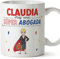 MUGFFINS Tazas Personalizadas para ABOGADA mujer - En Español - ¡Eres Súper! - 11 oz / 330 ml - Regalo Personalizable original y divertido