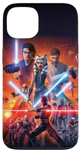 Hülle für iPhone 13 Poster zu Star Wars The Clone Wars Die letzte Staffel