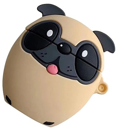 Homoyoyo Funda De Silicona Dibujos Animados para Auriculares Resistente Arañazos Compatible Diseño De Perro