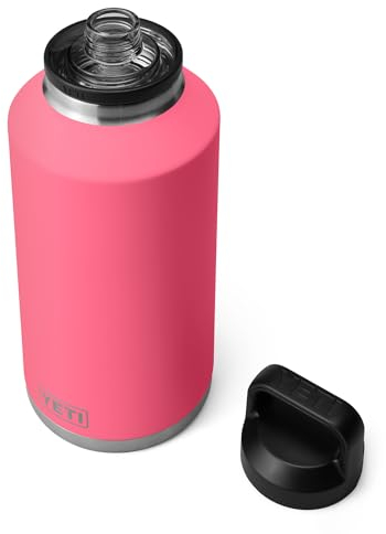 YETI Rambler 64 oz Bottle, Vacuum Insulated, Leakproof, Stainless Steel with Chug Cap, Tropical Pink