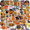 LURNODY 100 Stück Halloween Schrecken Aufkleber Halloween Stickers Halloween Kürbis Aufkleber Set, Geeignet für Halloween-Partys, Zum Aufkleben Auf Fenster Und Gesichter