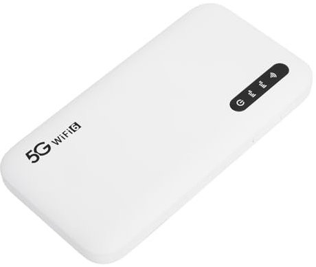 5G WiFi 6 Reise WLAN Mobiler Dualband Hotspot mit SIM Kartensteckplatz, Hotspot Router für Autonutzer, Unterstützt die Gemeinsame Nutzung von 16 Benutzern