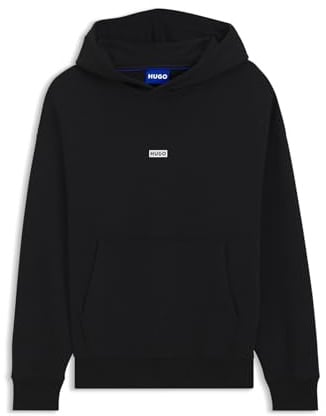 HUGO Loose-fit Hoodie Aus Baumwoll-Terry Mit Logo-Details