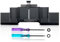 UP PARTS Batteria A1618 compatibile per MacBook Pro Retina 15 A1398, A1494, Late 2013-Mid 2014 Li-Polymer, 11,26V, 8800mAh, 99Wh, (NP801 Solutions) Kit di montaggio.