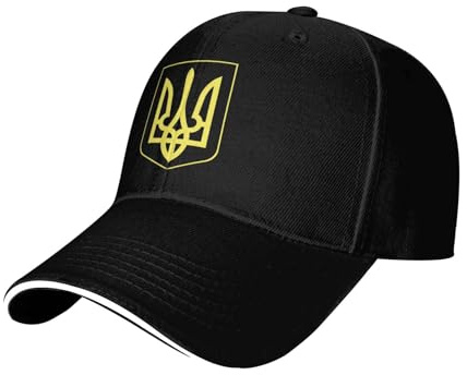 Ukrainisch Ukraine Wappen Nationalflagge Herren Damen Basecap Atmungsaktiv Baseballkappe Mode Outdoor Hut Für Wander Kletter Laufen
