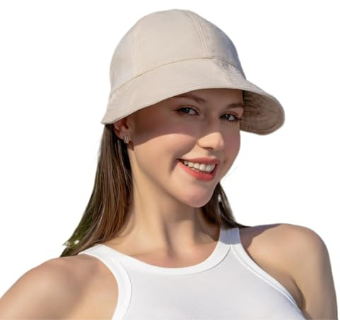 YAMEE Cappello da Sole Donna con Tesa Larga,Cappello da Spiaggia Donna Leggero,Protezione UV,Asciugatura Rapida