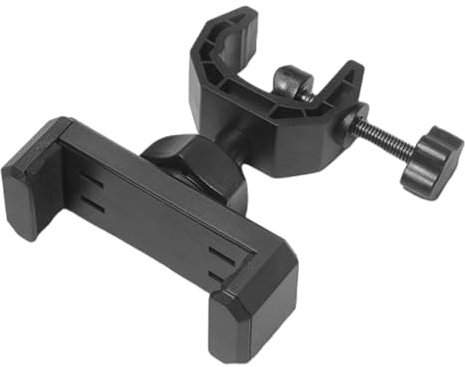 Phone Tripod, Mount Adapter, Smartphone Tripod Holder, 360° Rotating Phone Holder, Adjustable Phone Stand for Tripod, Secure Mobile Phone Tripod Attachment, Vertical and Horizontal Rotation