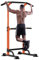 SDHYL Power Tower Kraftstation Klimmzugstange Dip-Stationen Höhe Verstellbar Schlingentraining Bauchtrainer Rückentrainer Für Anfänger Profis Trainieren Fitness (Orange/Schwarz)