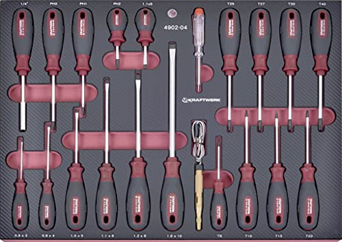 KRAFTWERK 4902-04 Caisse à outils pour mécanicien 21 outils