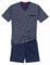 Götzburg Herren 451456-4008 Zweiteiliger Schlafanzug, Blau (Navy 7013), XXXX-Large (Herstellergröße: 60)