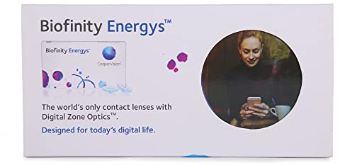 Cooper Vision Biofinity Energys Monatslinsen weich, 3 Stück / BC 8.6 mm / DIA 14.0 mm / -4.5 Dioptrien