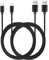 MaGeek® 3,0m Cable USB Tipo C (USB-C) a USB 2.0 para Samsung Galaxy S8, S8+, Nexus 6P, LG G6, nuevo MacBook, Google Pixel XL, OnePlus2 y más (2pcs_3,0m_Negro)