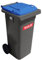 Conteneur à ordures SULO MGB 120 L, Gris/couvercle Bleu (22146)