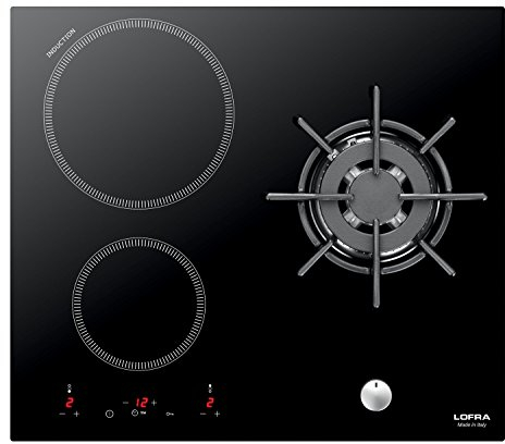 Lofra HIN612 Piano Incasso, Vetro/Nero