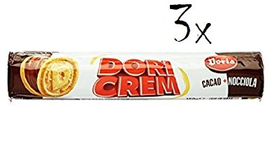 3x Doria Kekse Doricream schoko kekse kakao + Haselnüss cookies biscuits snack