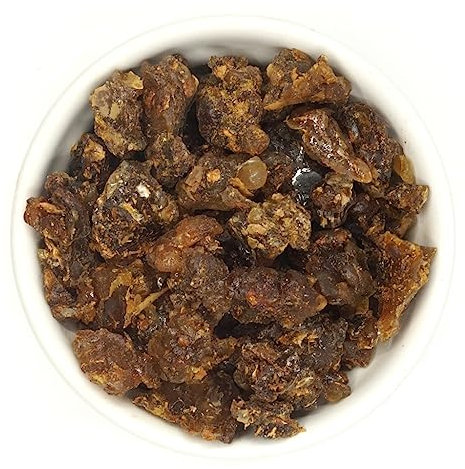 Farbenwald - Myrrhe, 100g, aus dem Oman, zum Räuchern, Commiphora Myrrha, in wiederverschließbarer Zip-Tüte, Räucherwerk