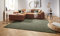 Hanse Home Teppich Supersoft Kurzflor Wohnzimmer-Teppich Modern Flauschig Weich Einfarbig für Wohnzimmer Küche Flur oder Schlafzimmer Moosgrün 120x170 cm