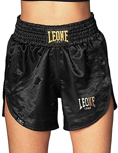 LEONE 1947, Kick-Thai-Shorts, Frau, Schwarz, ABE21