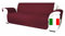Moonange - 4-Sitzer Sofabezug - Sofabezug mit Armlehnen - Sitzfläche 200 cm - wasserdicht - wendbar - rutschfest - schmutzabweisend - Kratzfest - frostbeständig - moderner Sofabezug - Bordeaux