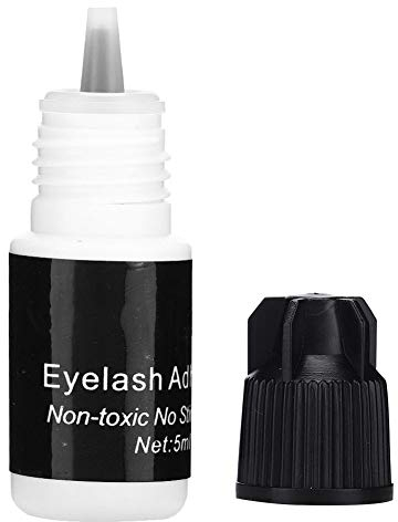 5 ml Colle extension de cils, adhésif noir professionnel, adhésif de cils de greffage de longue durée à séchage rapide pour approvisionnements en extensions semi-permanentes