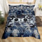 Loussiesd Gamer-Bettwäsche-Set für Kinder und Jungen, Camouflage, Gamepad, Bettbezug, Blau, Grau, Camouflage, Gontroller, Einzelbett, 2-teilig