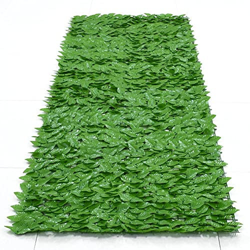 GXBCS Künstliche Efeu Hecke Sichtschutz Künstliche Hecken Leaves Vine Privacy Fence Wall Screen Garten Rattan Zaun Screening Rollen für Outdoor, Indoor, Garten, Terrasse 1201(Color:,Size:19.68x118.