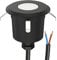 ledscom.de LED Bodeneinbauleuchte AGENA für außen, IP65, schwarz, rund, 60mm Ø, kaltweiß