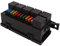 Focket 12V Wasserdichte Sicherung Box mit 6 Relais, 11 ATC ATO, 52 Crimp Klemmen, Universal Design mit Z Halterung, Sicherungsblock für Auto, LKW, Marine, Boot, RV, Anhänger