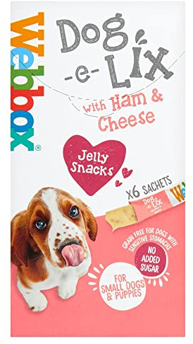 Webbox Dog-e-Lix with Ham & Cheese, 90g