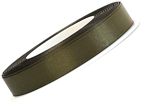 s.dekoda Satinband 25m x 10mm Olivgrün - Grün Schleifenband Dekoband Satin