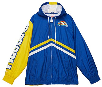 Mitchell & Ness NBA Undeniable Full Zip Windbreaker - Denver Nuggets, L