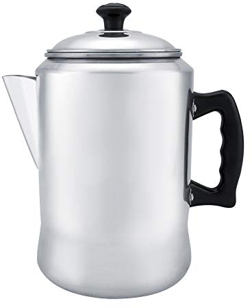 Cafetière Percolateur 3L En Alliage D'aluminium Cafetière Pot Percolateur Thé Bouilloire Cuisinière Dessus Avec Couvercle Pour Camping Cuisine
