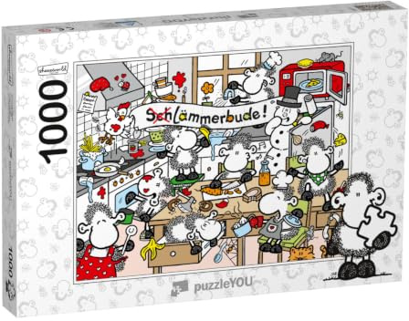 puzzleYOU: Puzzle 1000 Teile „Sheepworld Schlämmerbude 2“