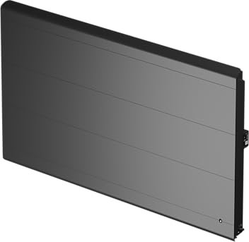 Noirot - Radiateur Électrique Radiasoft Horizontal - Double Corps de Chauffe, Inertie Céramique + Façade Chauffante - Chauffage 100% Connecté - Certifié Origine France Garantie, NF - Anthracite, 2000W