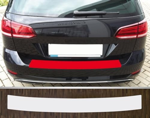 kompatibel mit VW Golf 7 Variant ab 2017 passgenaue Lackschutzfolie Ladekantenschutz transparent