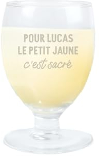 CADEAUX.COM - Verre Pastis Personnalisé avec un Message - Verre à Ballon 16cl - Idée Cadeau Homme - Cadeau Homme Original - Cadeau Personnalisable Anniversaire - Fête des Pères - Cadeau Noel
