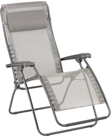 Lafuma MOBILIER - Relaxsessel Zero Gravity RSXA Clip - Klappbarer Liegestuhl für Terrasse und Garten - Strapazierfähiges Batyline®-Gewebe - Mehrpositionenliege, Komfortabel, Frankreich - Braun Erde