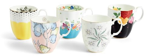 Royal Albert Lot de 5 mugs 100 ans 400 ml 1920-1960