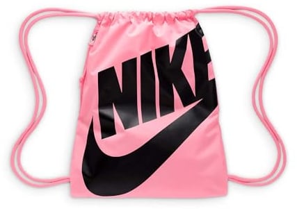 NIKE Unisex Heritage Turnbeutel BA5351 611, pink/schwarz, One size