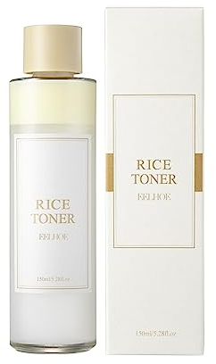 150ml Rice Toner and 30ml Rice Serum, Gesichtstonikum Reisewasser Reis-Essenz-Tonikum für Gesicht Anti-Aging-Gesichtsserum und Tonikum, spendet intensive Feuchtigkeit und verleiht strahlende Haut