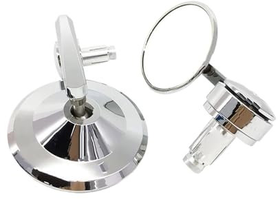 Motorrad Lenkerendenspiegel Rückspiegel Motorrad Bar End Spiegel Universal Motorrad Spiegel Runde Für Royal Für Enfield(Farbe:B)