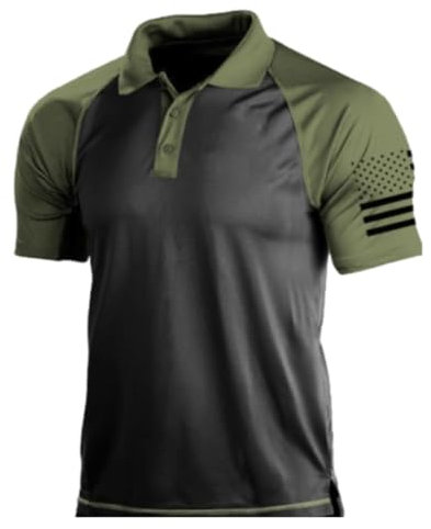 Poloshirt Herren Persönlichkeit Trend Casual T-Shirt Herren Jugend Vintage Mode Kurzarm Herren Klassisch Komfortabel Business All-Match Tops Herren AA-37 4XL