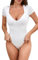 BEINF Body Donna Sexy Scollo V Profondo Manica Corta Dimagrante Uscire Perizoma Bodysuit Tops
