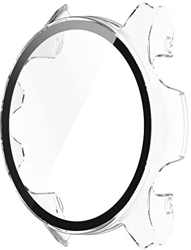 Boîtier de protection d'écran compatible avec Garmin Forerunner 255, couverture complète, film trempé, une pièce F