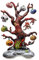 JWTRSVTY Halloween Giganti Decorativi Palloncini, Palloncino Albero Morto, Palloncini Foil Halloween, Palloncini Foil Giganti In Piedi Halloween, 131*85 CM, Per Decorazione Festa Halloween Carnevale