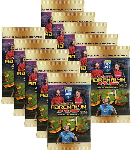 Panini FIFA 365 Adrenalyn XL 2025 Trading Cards (10 Booster)