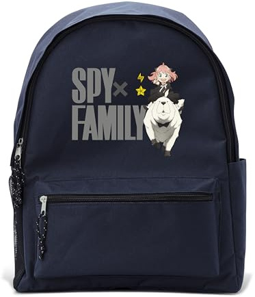 ABYSTYLE - Spy X Family Rucksack, Blau, Anya und Bond, blau, Dimensions : 42 x 31 x 14 cm