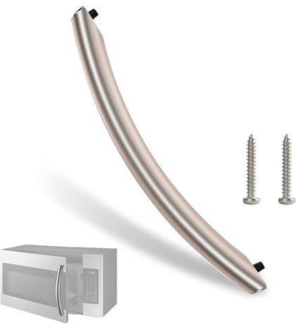 Upgraded ME16A4021AS Microwave Door Handle, DE94-04313F Microwave Door Handle, Microwave Door Handle Compatible with Samsung Microwave Ovens, Includes 2 Screws