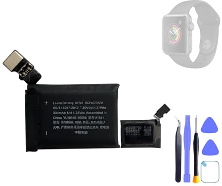HIGHAKKU Smartwatch Ersatzakku Batterie A1761 Kompatibel mit Watch iWatch Series 2 2nd Generation 42mm Model : A1758 A1817 with Tools